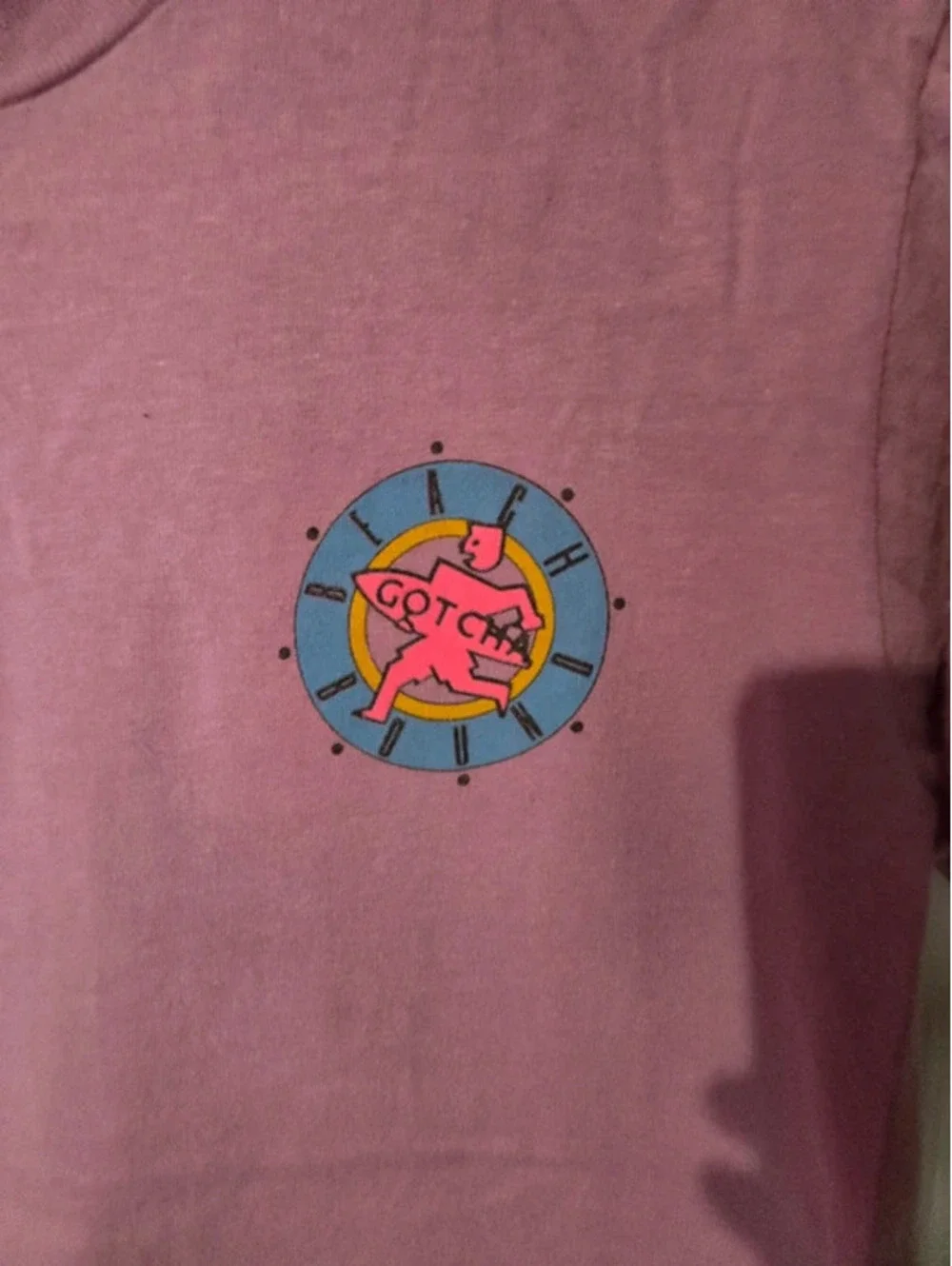 Vintage purple gotcha shirt size M